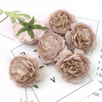 30 sztuk 8cm piwonia sztuczny jedwabny kwiat głowy do dekoracji ślubnych DIY pudełko na prezent, wieniec Scrapbooking, rzemiosło sztuczne kwiaty 6